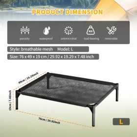 L-type Mesh Pet Bed With Ventilation And Heat Dissipation, Stable And Durable Structure, Suitable For Small And Medium-sized Cats And Dogs, Convenient