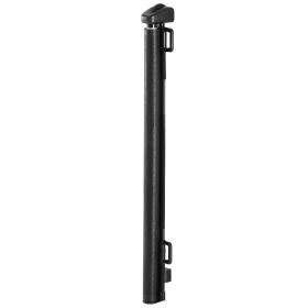 Retractable Baby Gate, Extends to 56.3 inch Wide, 31.3 inch Tall, with Security Lock, Easy to Use, Walk Through Without Tripping (Width: 55 inch, Height: 33 inch)
