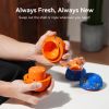 Cheerble Interactive Dog Toy, Wicked Ball Rolly, Automatic Move, E-TPU Material, Rope and Barking Sounds, for Medium to Large Dogs