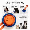 Cheerble Interactive Dog Toy, Wicked Ball Rolly, Automatic Move, E-TPU Material, Rope and Barking Sounds, for Medium to Large Dogs